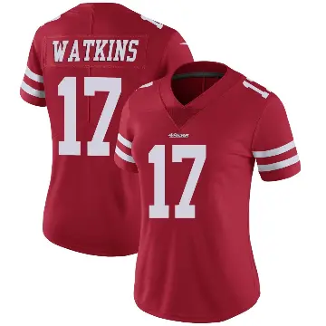Jordan Watkins Jersey, Jordan Watkins Legend, Game, Limited, Elite Jerseys - 49ers Shop